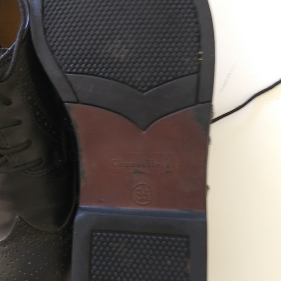 Chancellor's Men's Oxford shoes size 9 1/2 black c - Picture 5 of 5